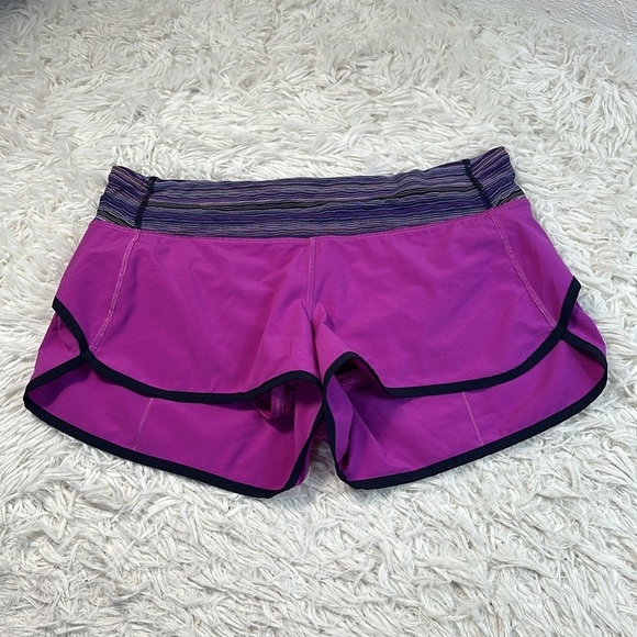 Lululemon Speed Short Ultra Violet / Space Dye Twist Ultra Violet Multi - Picture 1 of 6